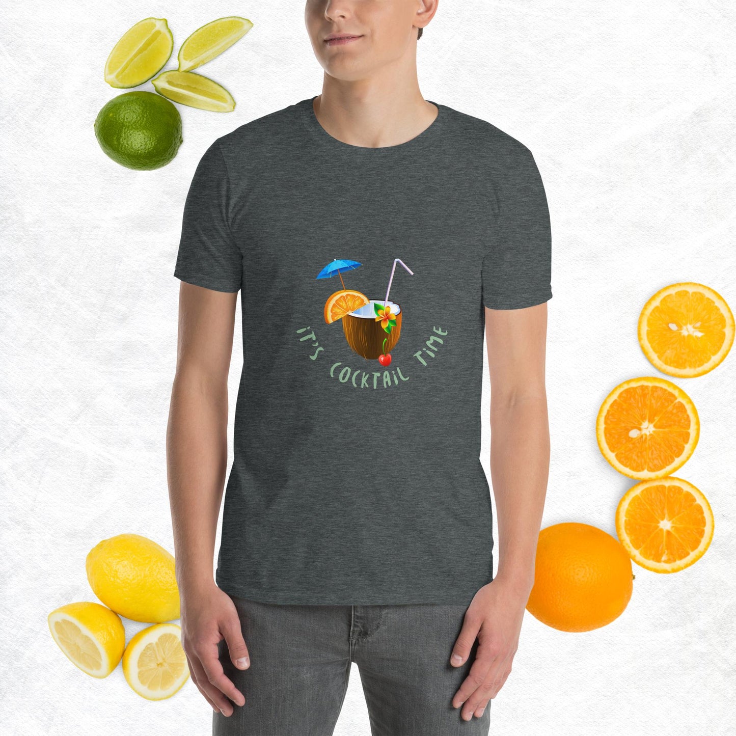 Short-Sleeve Unisex T-Shirt COCONUT COCKTAIL