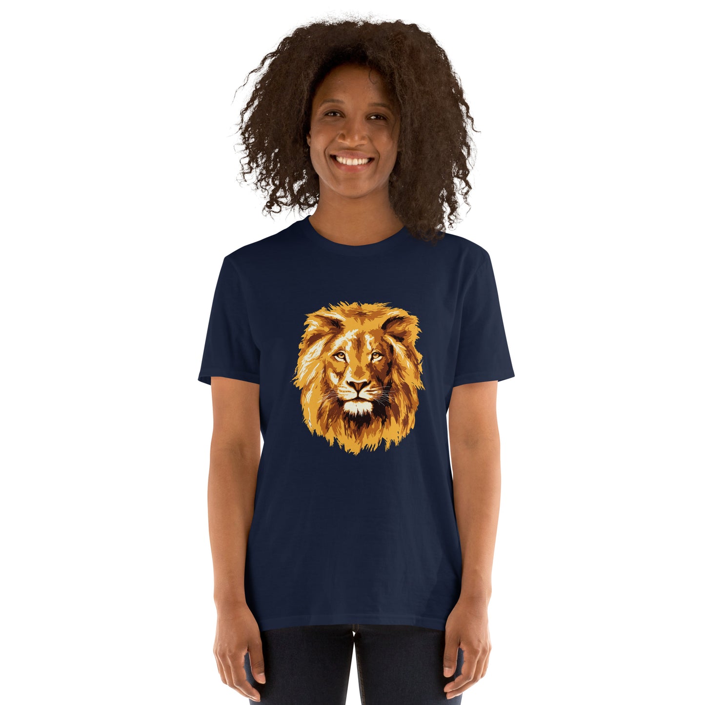 Short-Sleeve Unisex T-Shirt LION HEAD