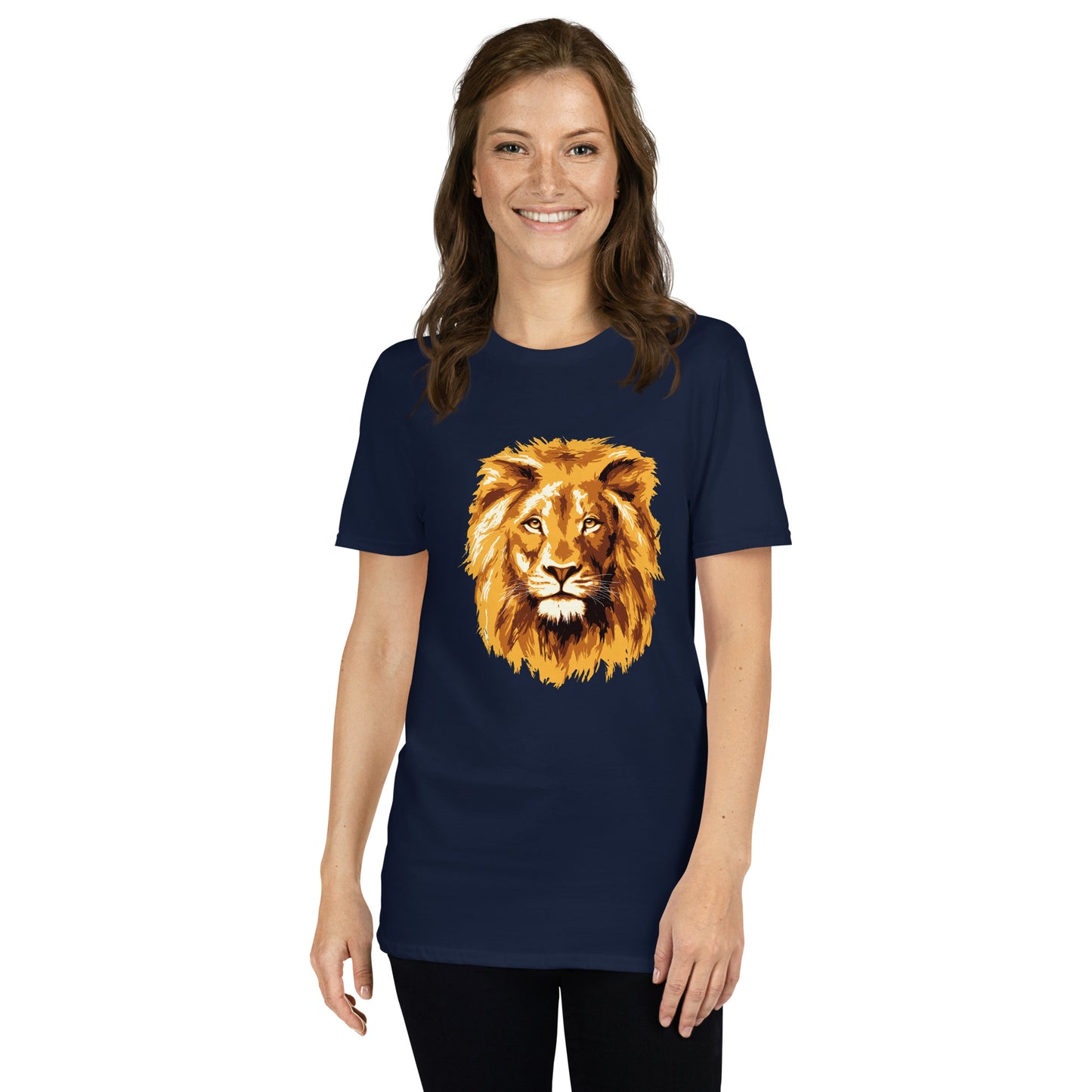 Short-Sleeve Unisex T-Shirt LION HEAD