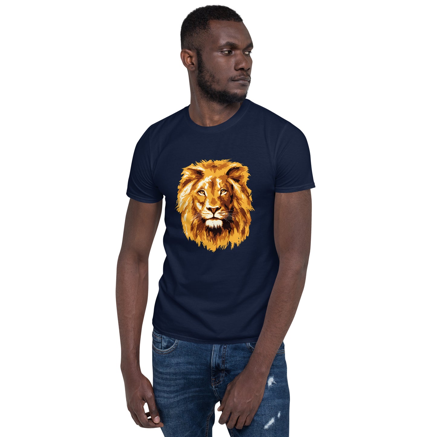 Short-Sleeve Unisex T-Shirt LION HEAD