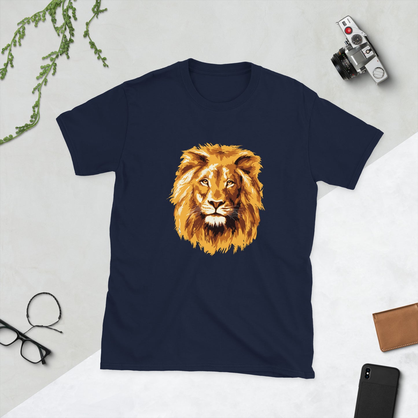 Short-Sleeve Unisex T-Shirt LION HEAD