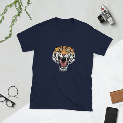 Унисекс тениска с къс ръкав TIGER HEAD