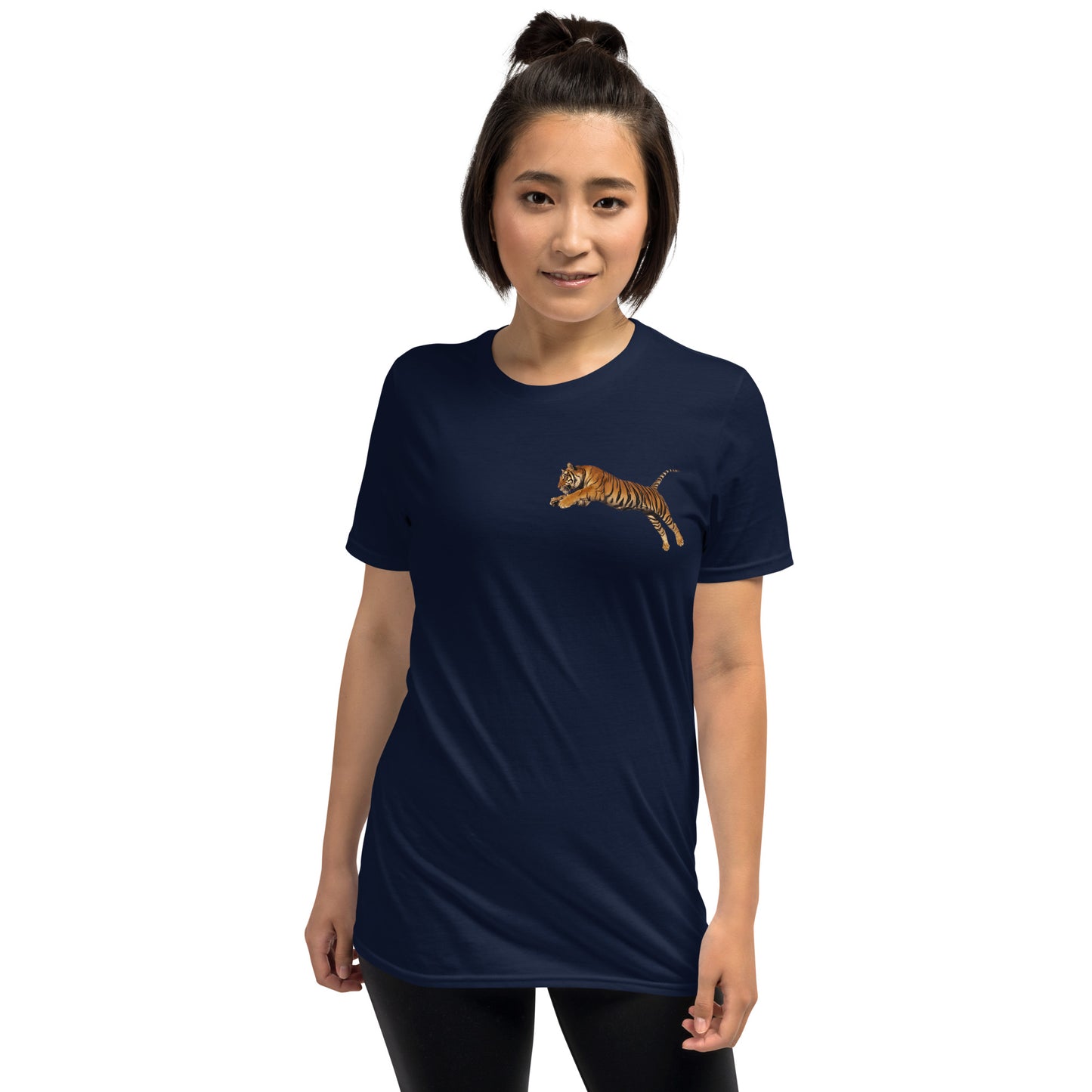 Short-Sleeve Unisex T-Shirt JUMPING TIGER