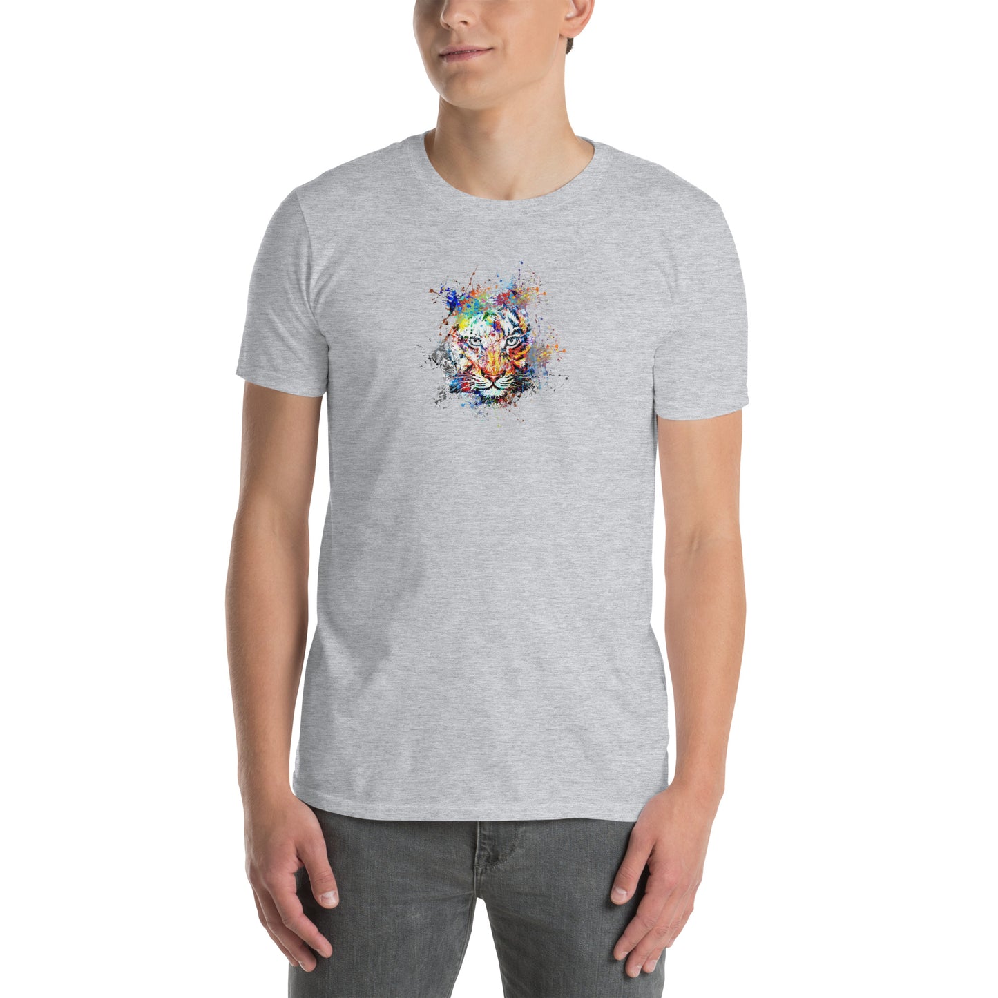 Camiseta de manga corta unisex ARTE DEL TIGRE