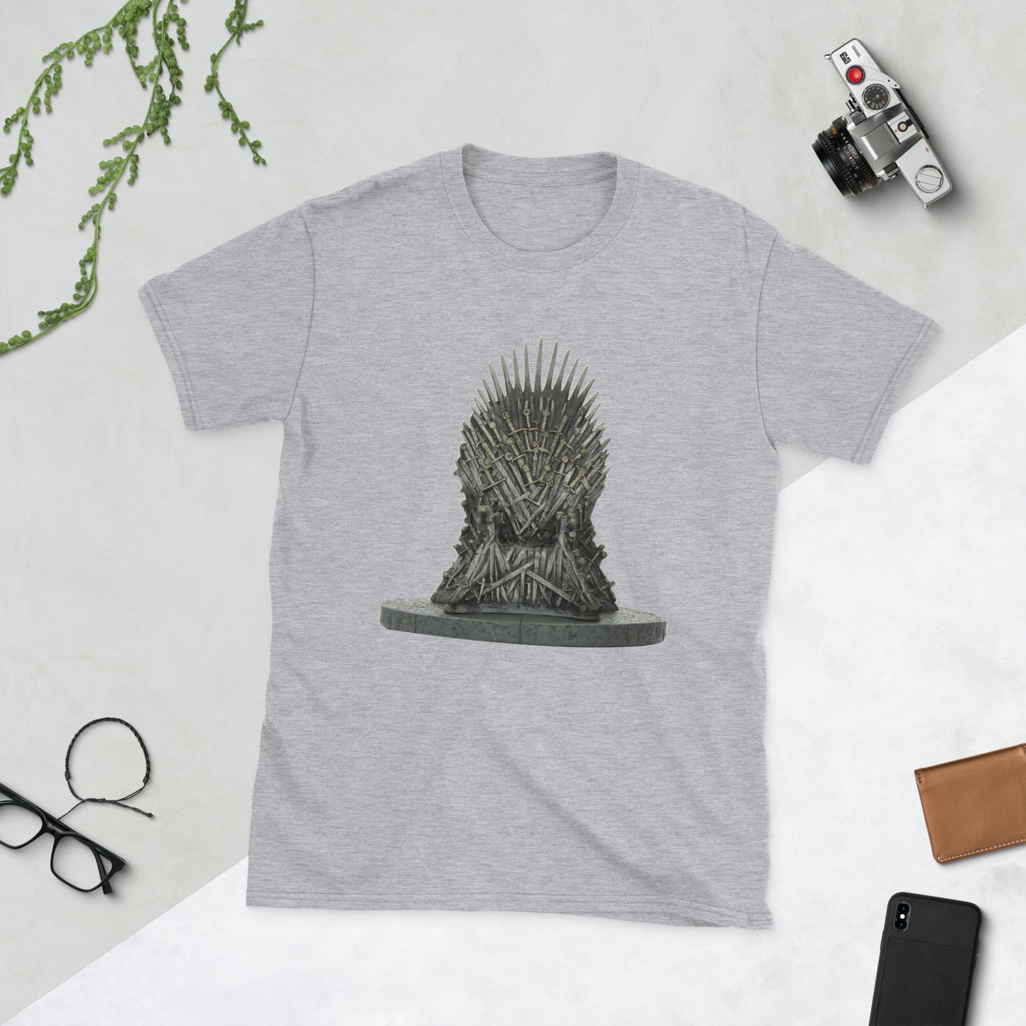 Унисекс тениска с къс ръкав GAME OF THRONES THE THRONE