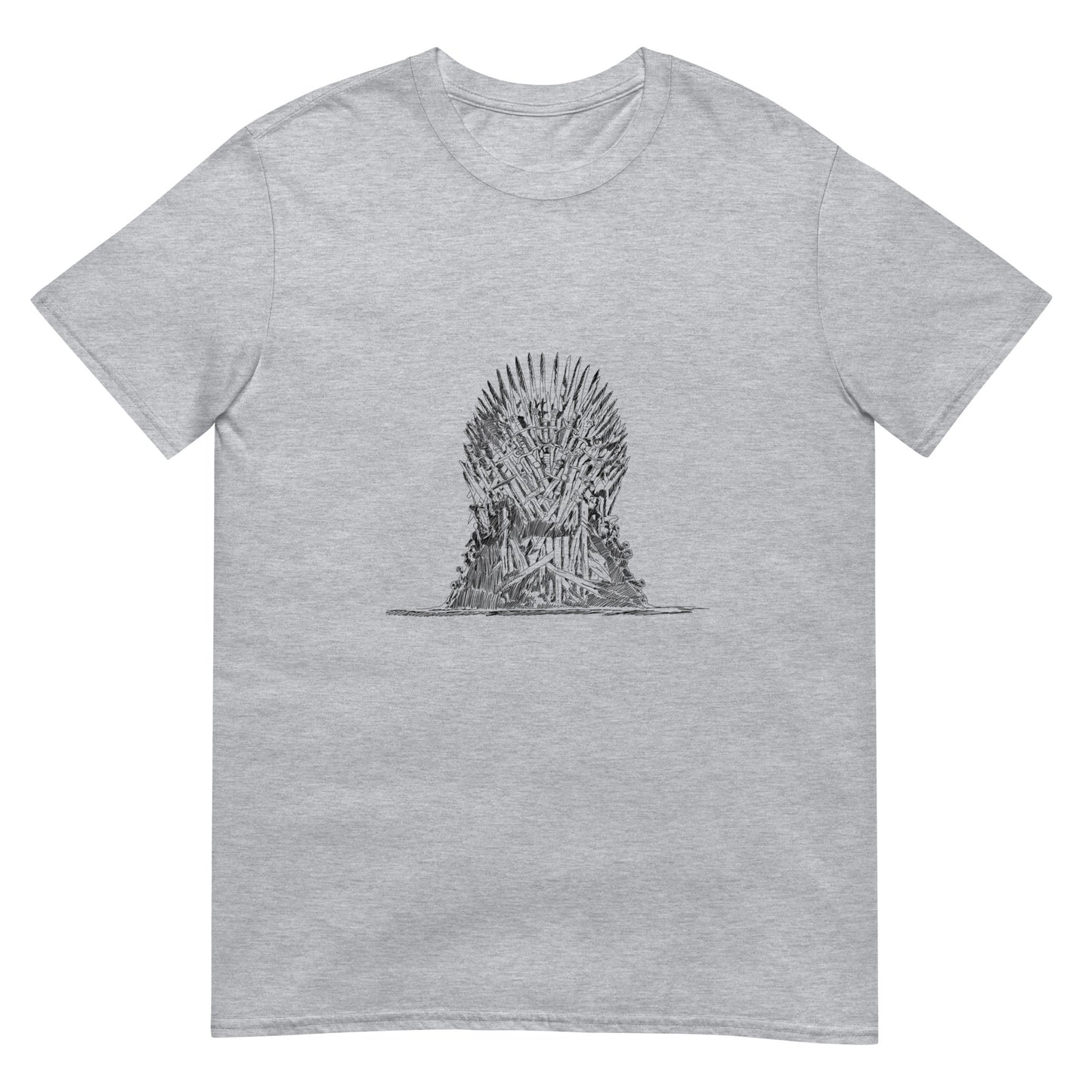 Short-Sleeve Unisex T-Shirt THE THRONE MONOCHROME