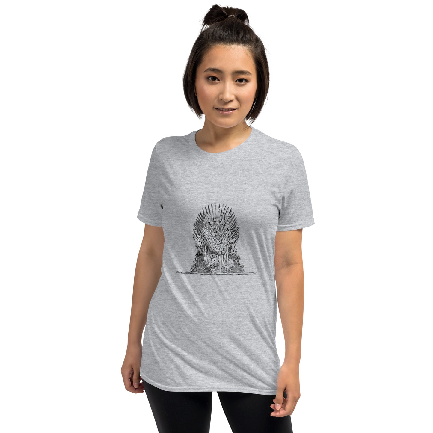 Short-Sleeve Unisex T-Shirt THE THRONE MONOCHROME