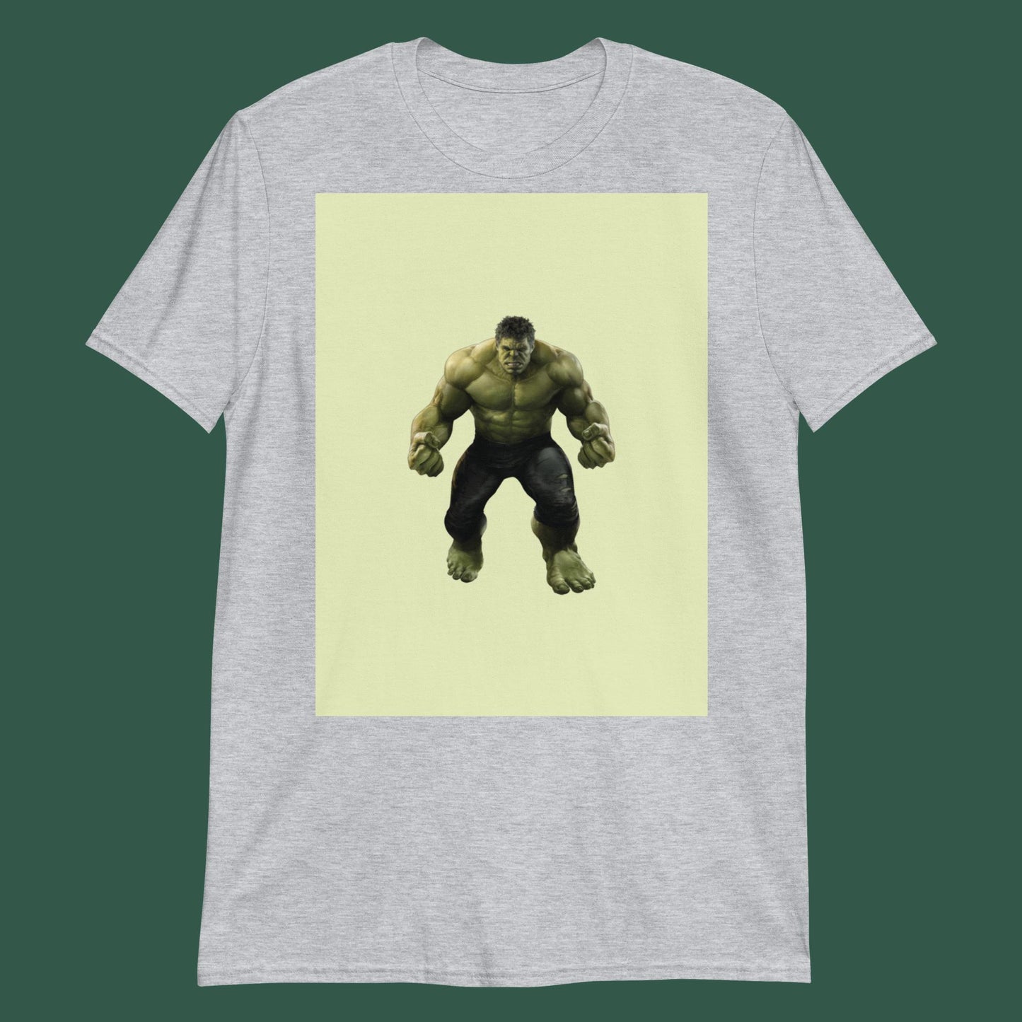 Camiseta unisex de manga corta HULK VERDE