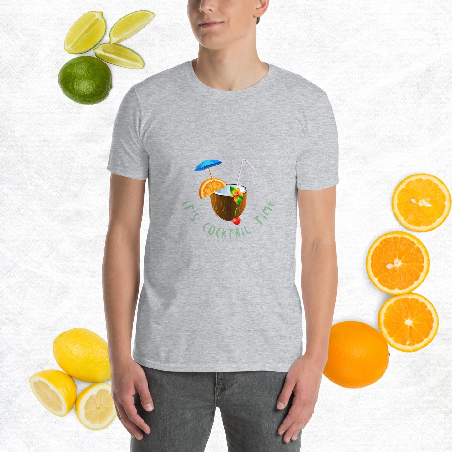 Short-Sleeve Unisex T-Shirt COCONUT COCKTAIL