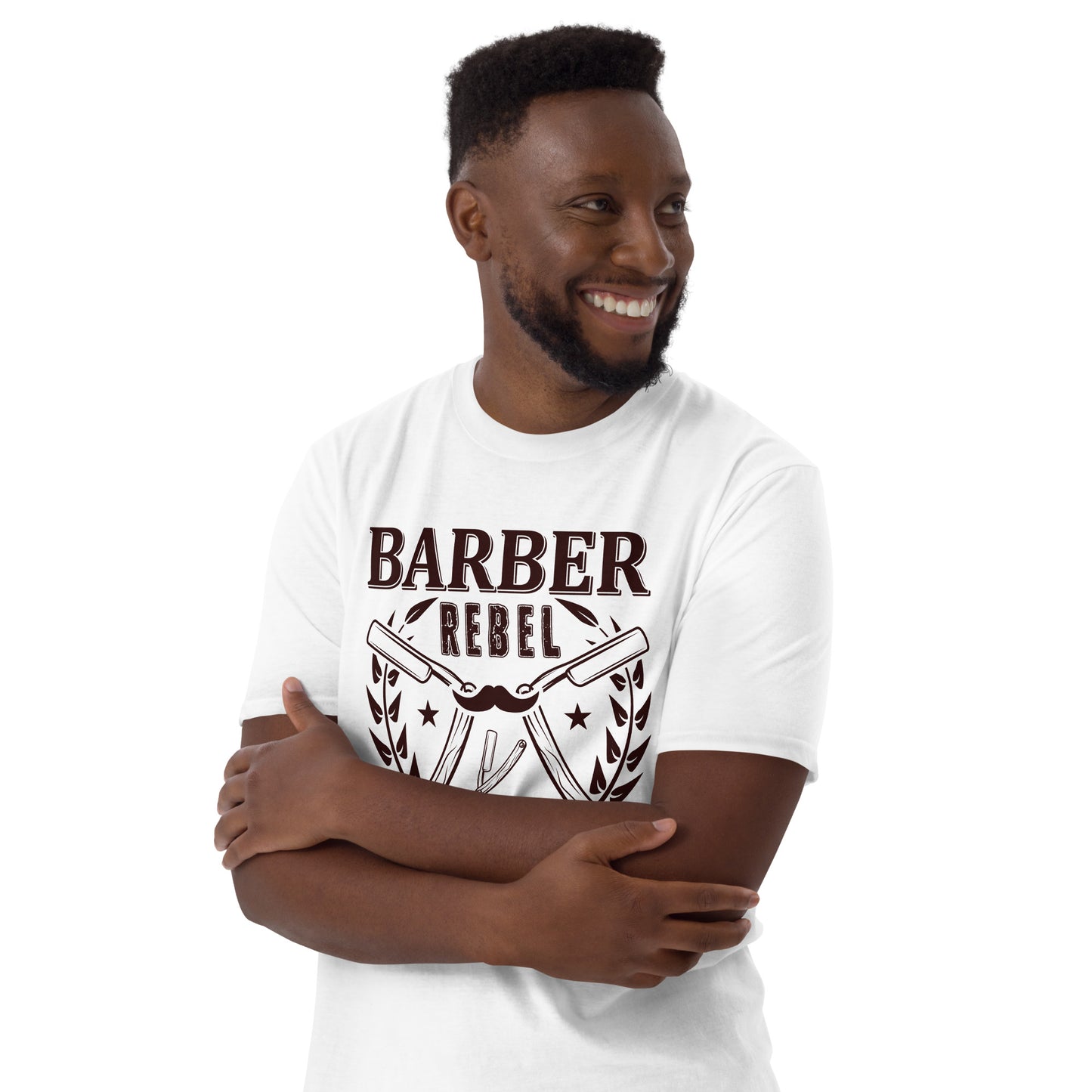 Camiseta de Manga Corta hombre BARBER REBEL