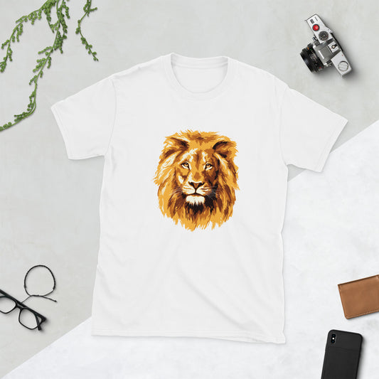 Short-Sleeve Unisex T-Shirt LION HEAD