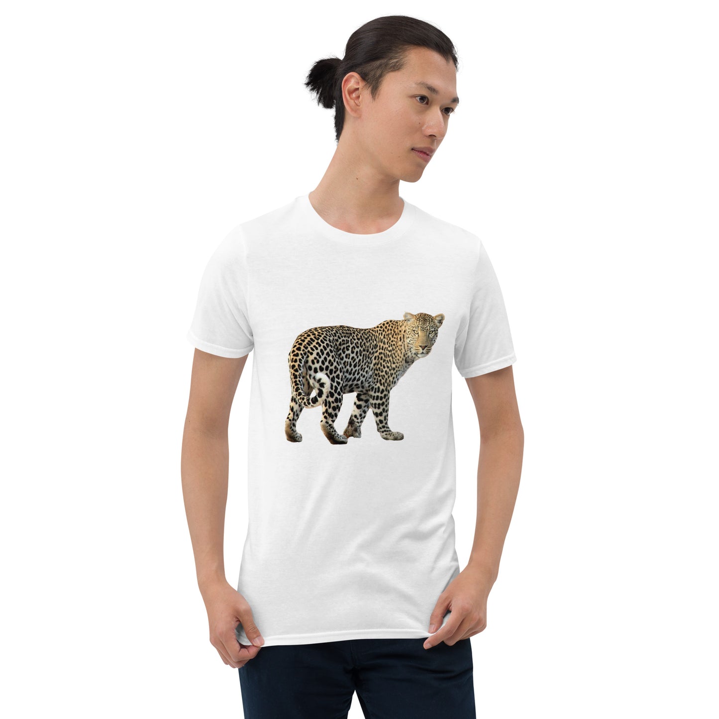 Camiseta unisex de manga corta LEOPARDO