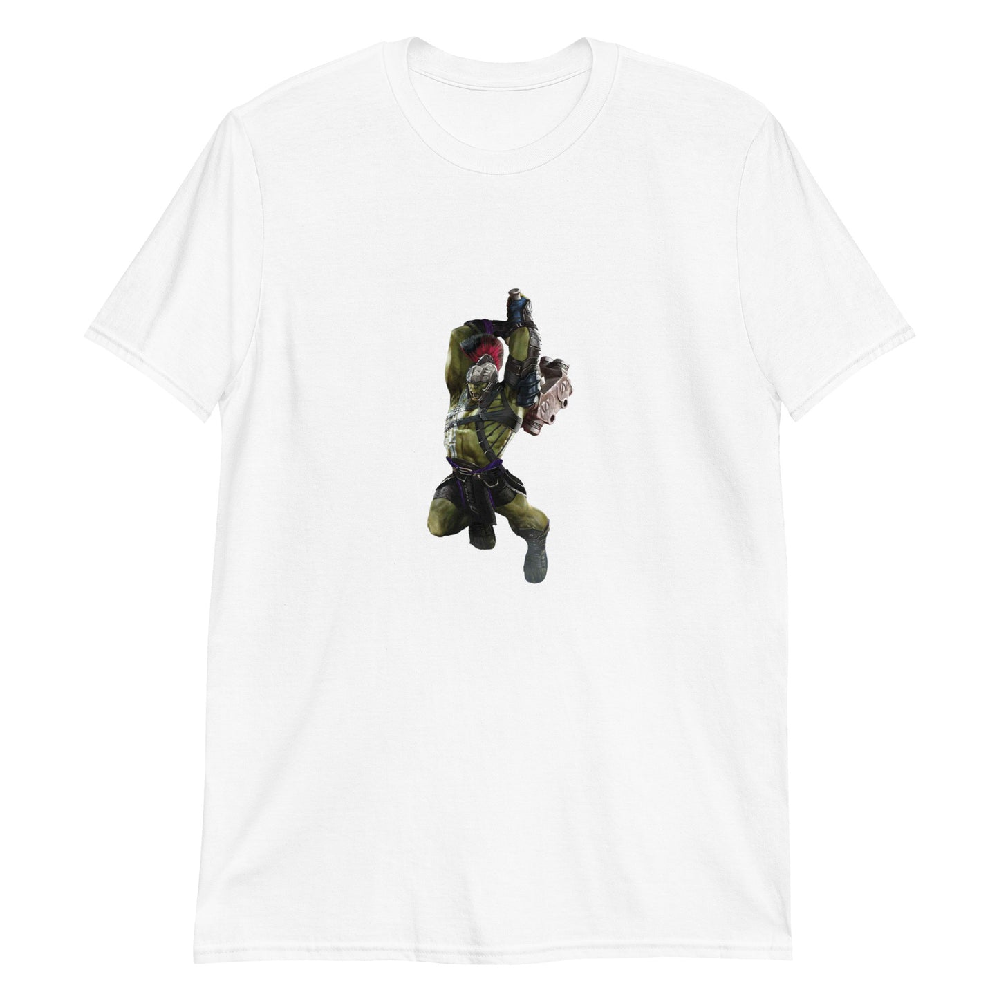 Camiseta unisex de manga corta HULK CON UN MARTILLO