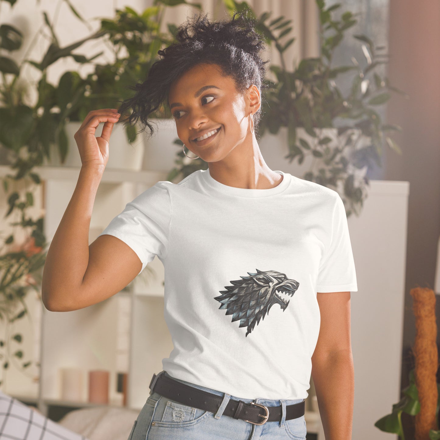 Camiseta Unisex de Manga Corta CASA STARK