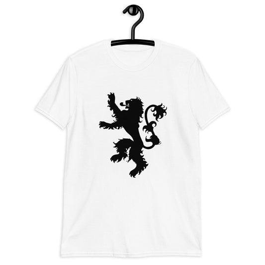 Унисекс тениска с къс ръкав LANNISTER LOGO MONOCHROME