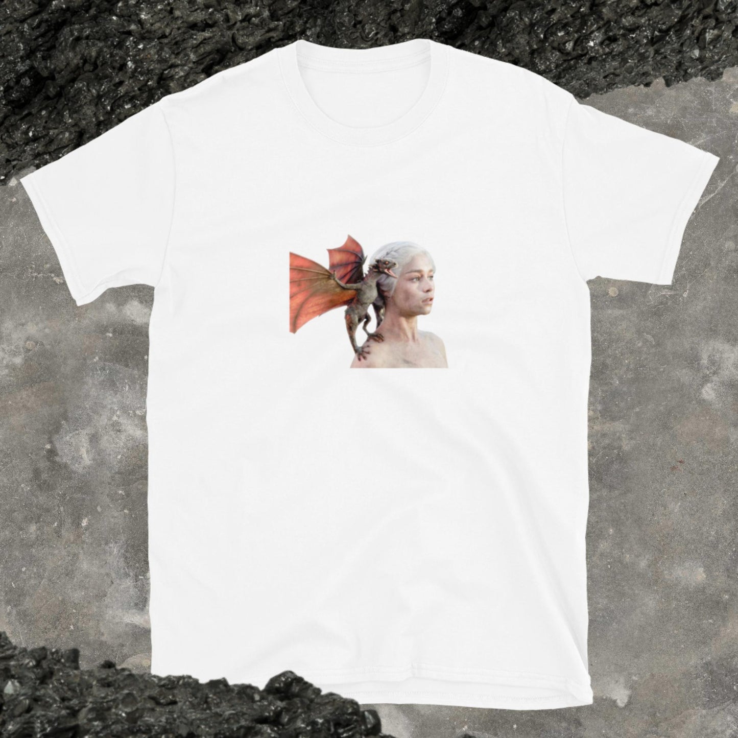 Camiseta Unisex de Manga Corta DAENERYS Y DRAGON