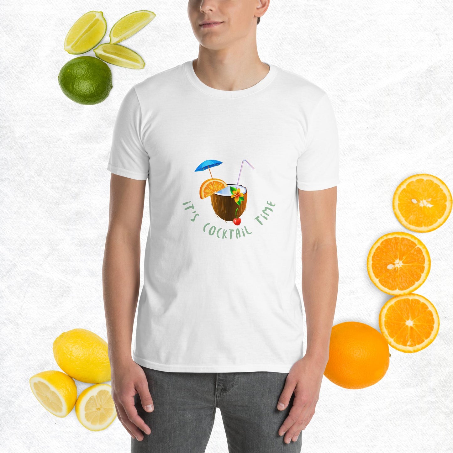 Short-Sleeve Unisex T-Shirt COCONUT COCKTAIL