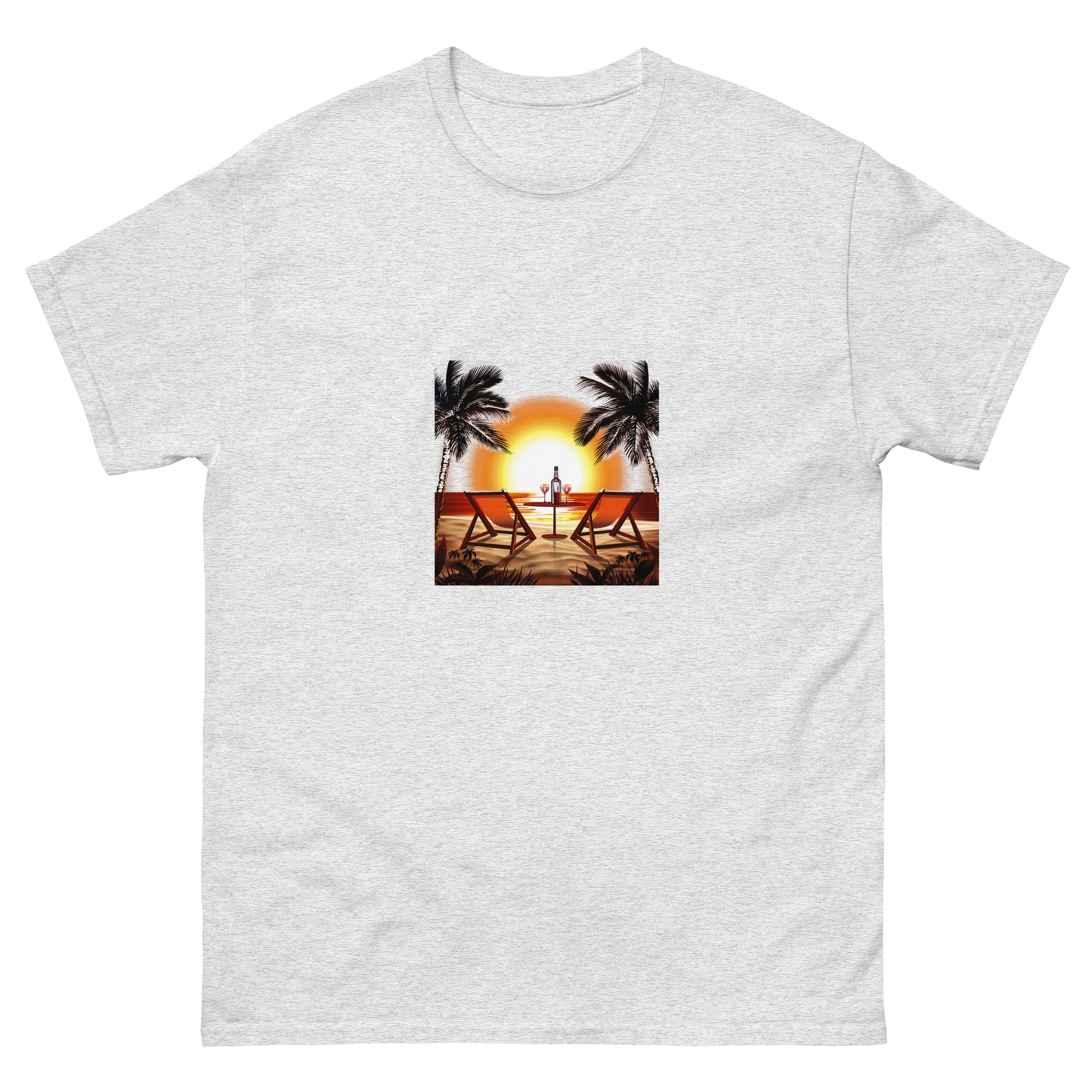 Unisex classic tee BEACH SUNSET