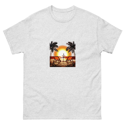 Unisex classic tee BEACH SUNSET