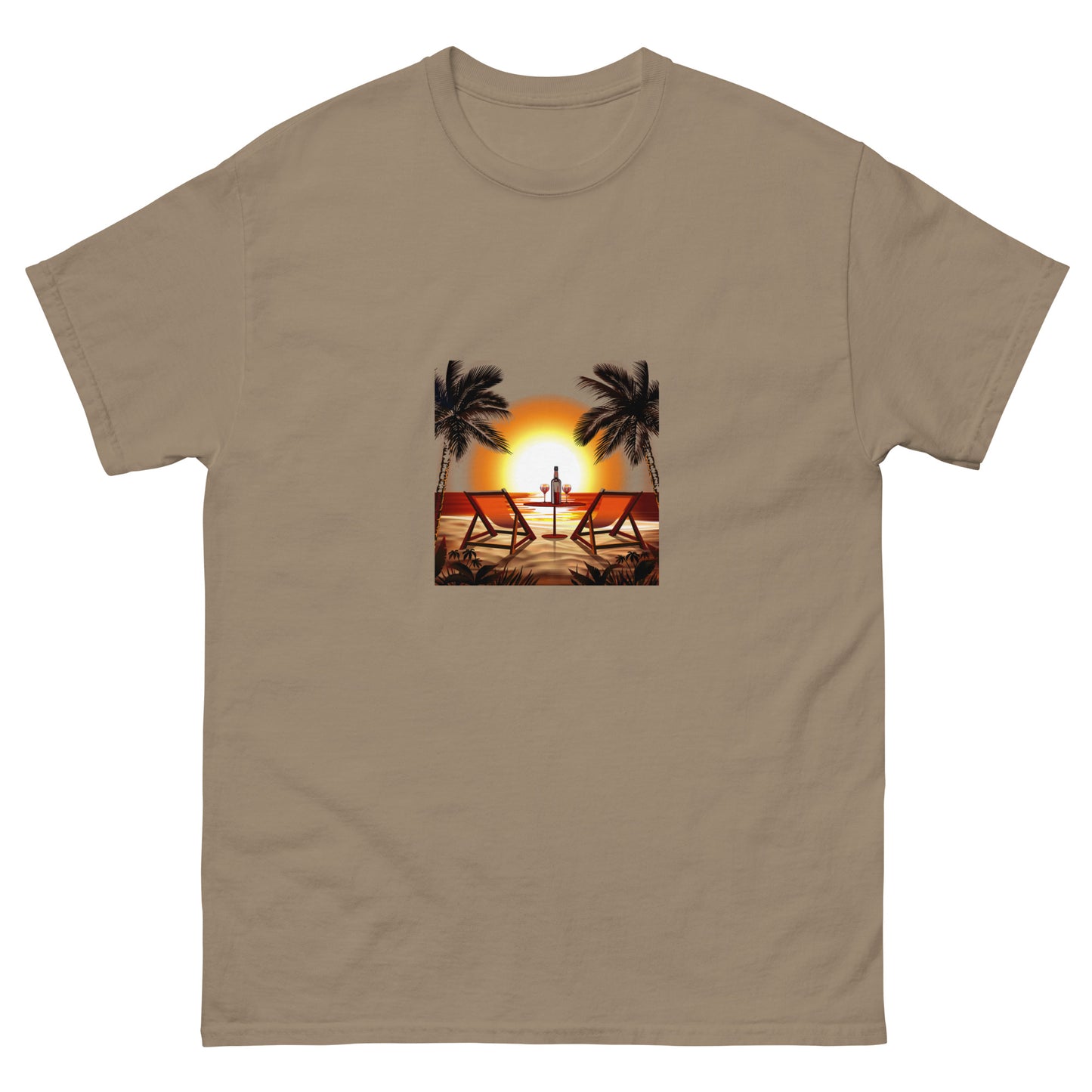 Unisex classic tee BEACH SUNSET