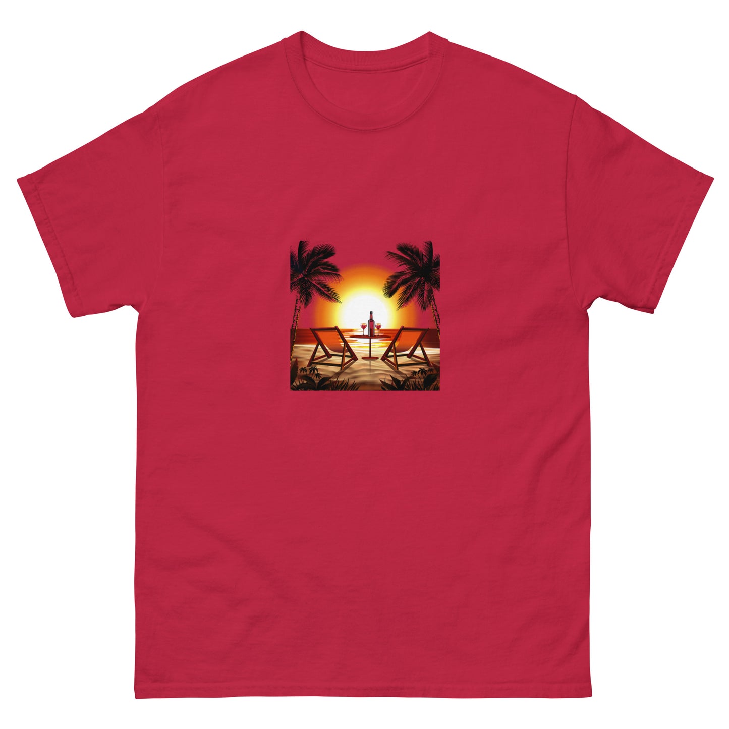 Unisex classic tee BEACH SUNSET