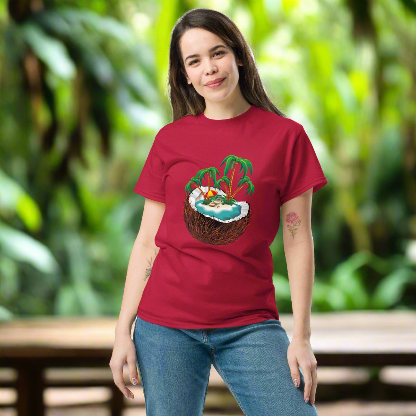 Unisex classic tee COCONUT ISLAND