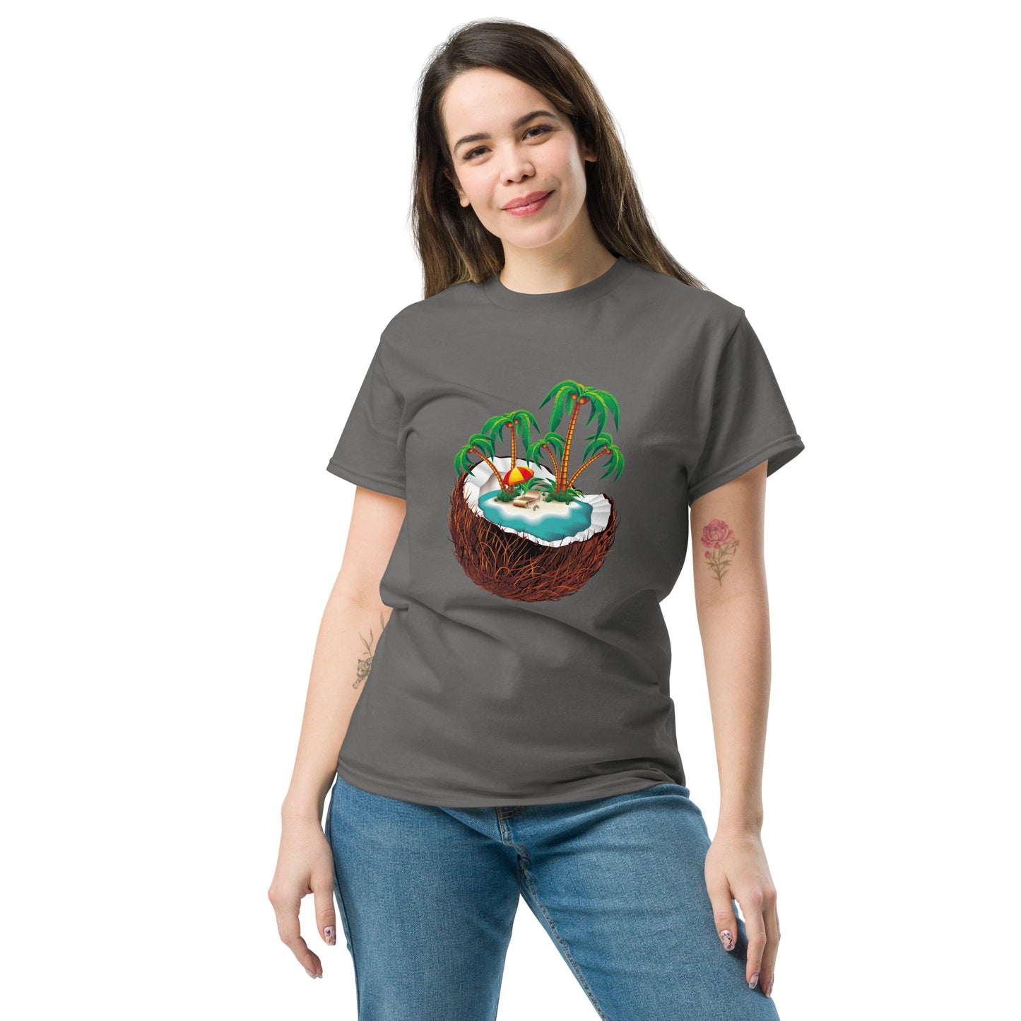 Unisex classic tee COCONUT ISLAND