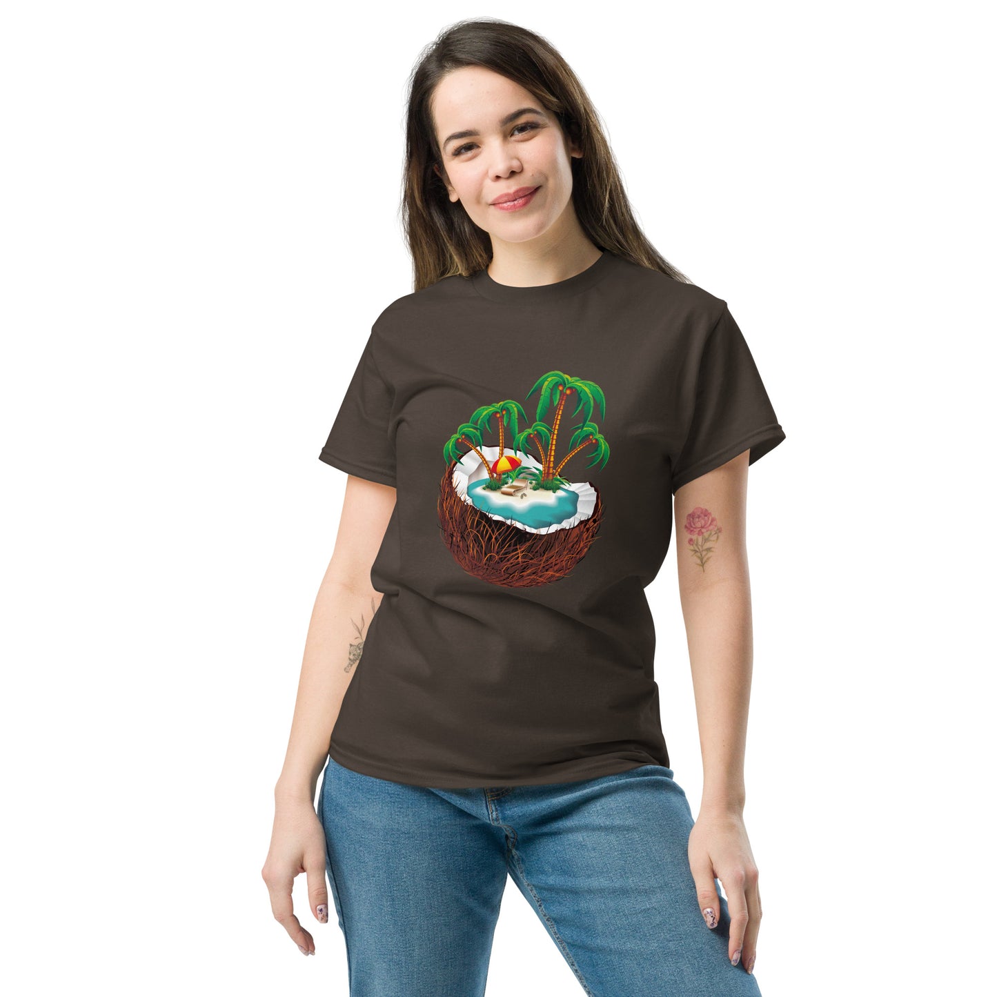 Unisex classic tee COCONUT ISLAND