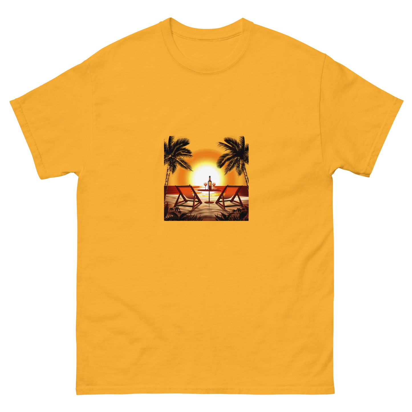 Unisex classic tee BEACH SUNSET