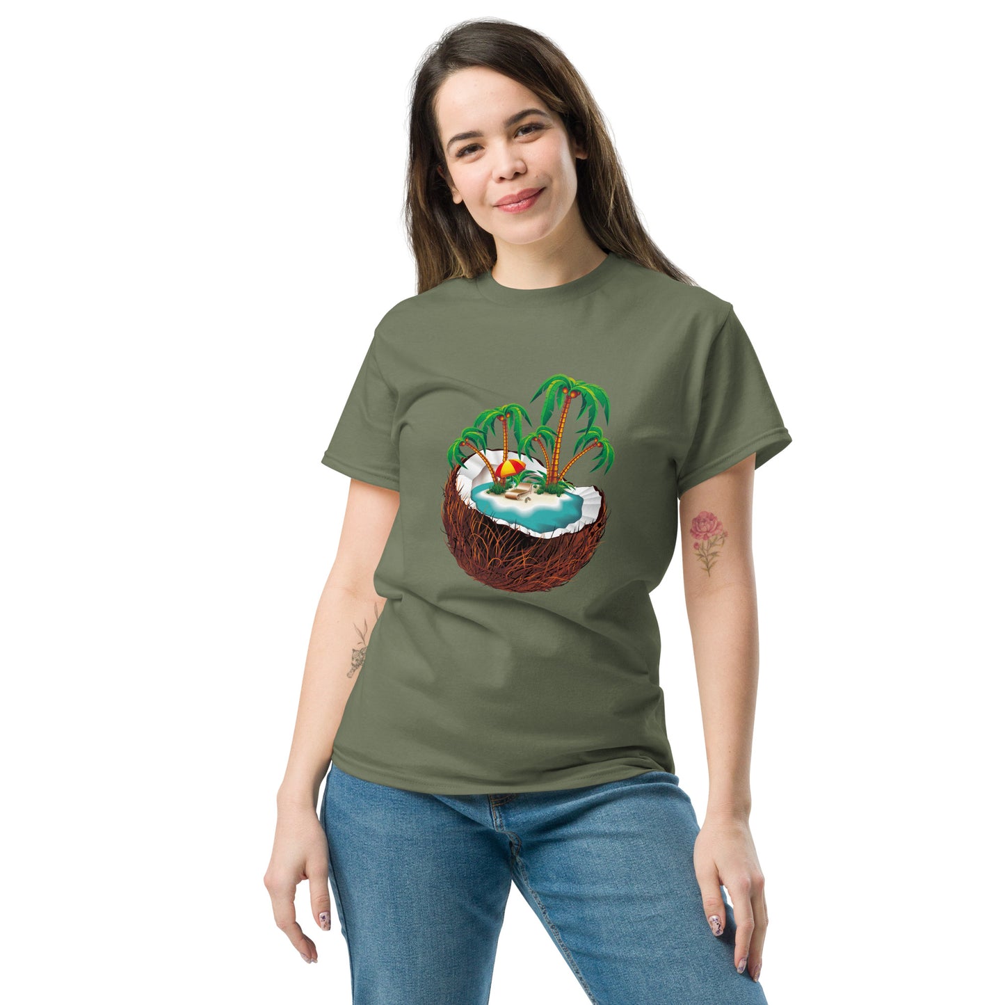 Unisex classic tee COCONUT ISLAND