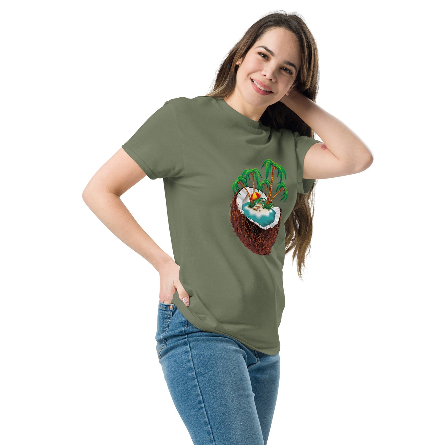 Unisex classic tee COCONUT ISLAND