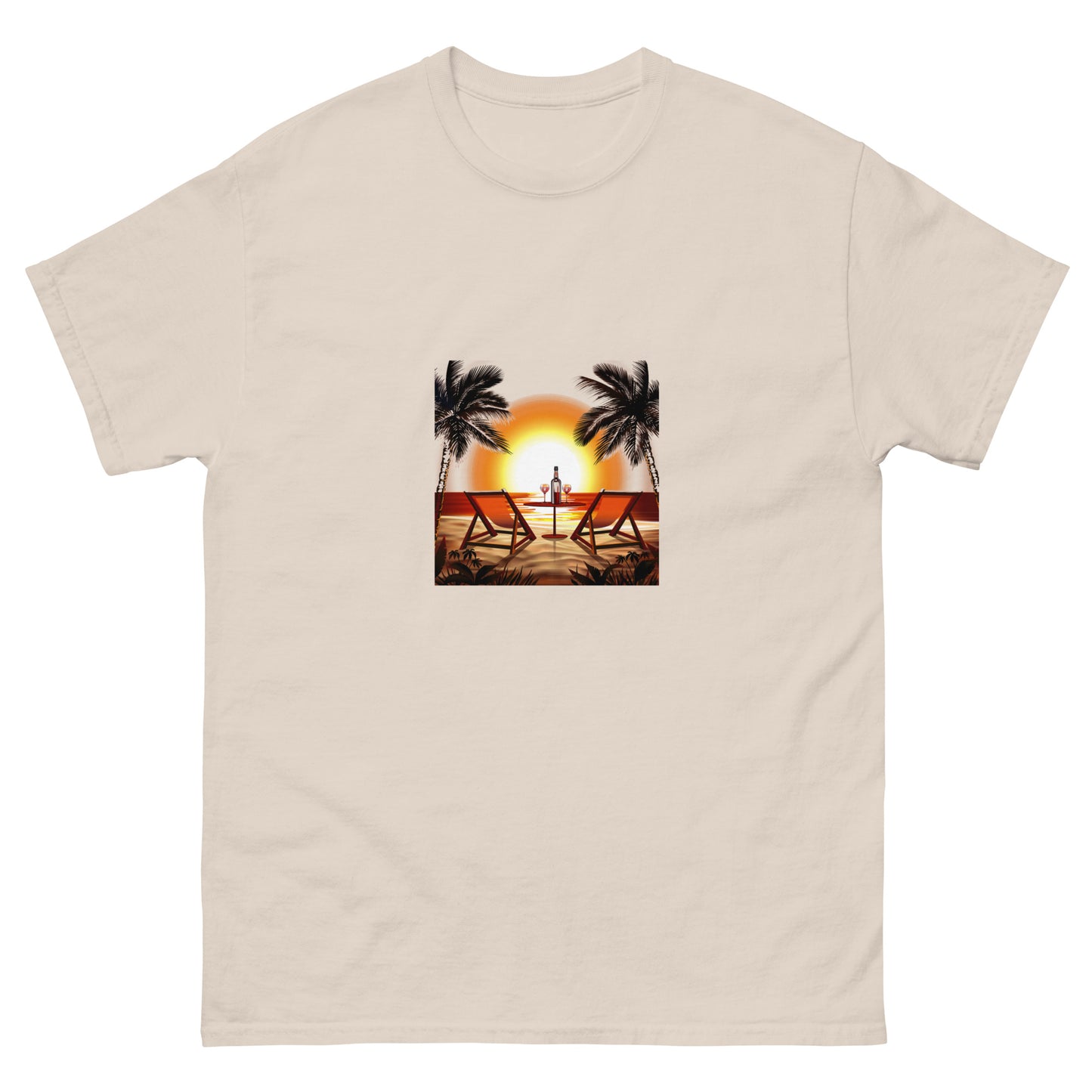 Unisex classic tee BEACH SUNSET