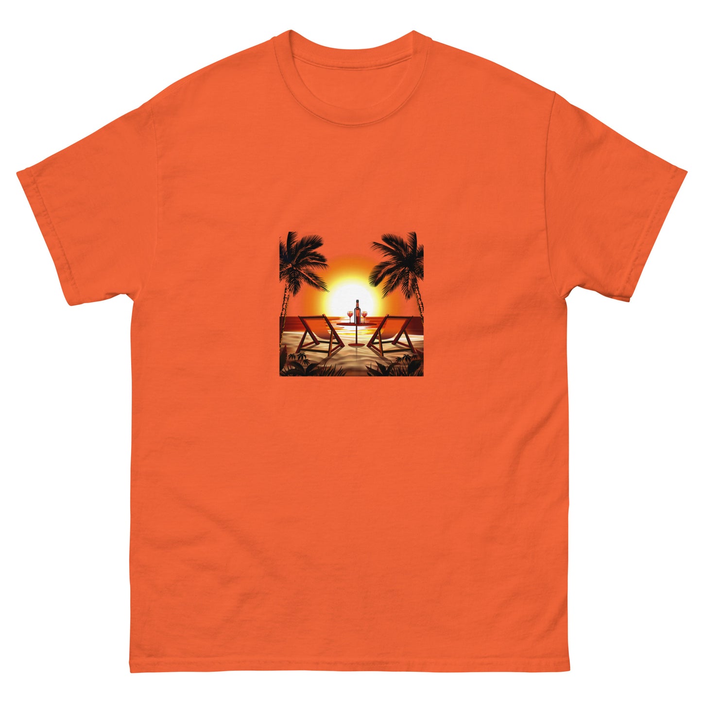 Unisex classic tee BEACH SUNSET