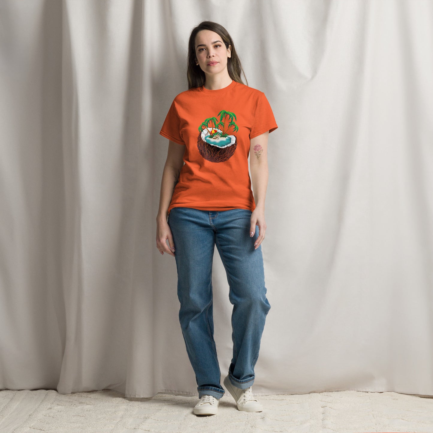 Unisex classic tee COCONUT ISLAND