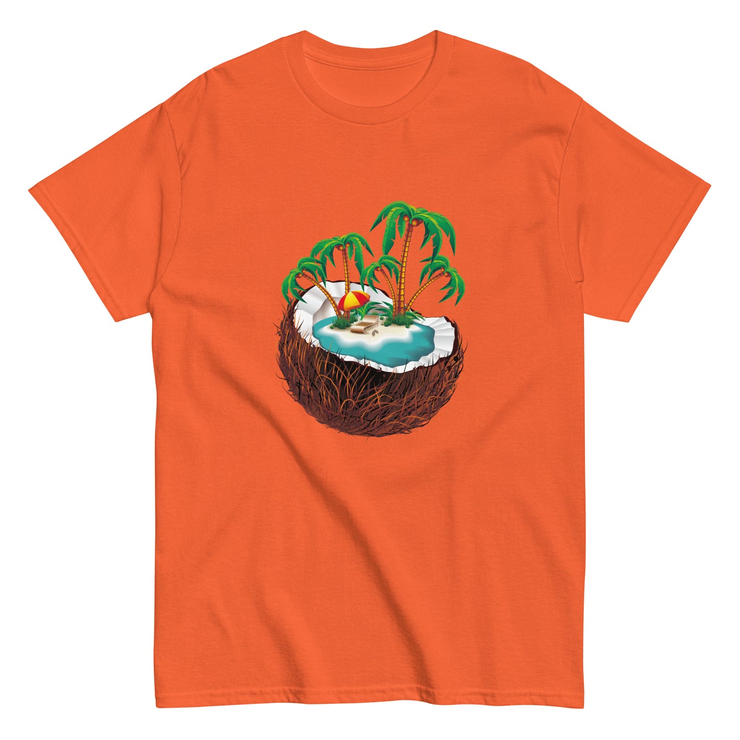 Unisex classic tee COCONUT ISLAND