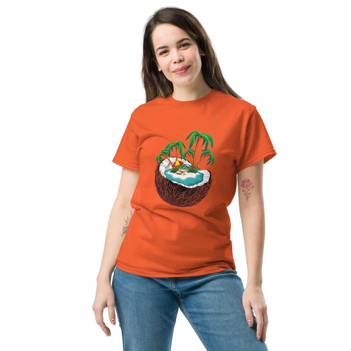 Unisex classic tee COCONUT ISLAND