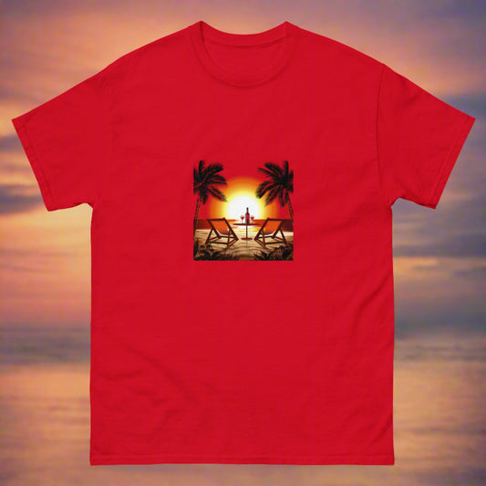 Unisex classic tee BEACH SUNSET