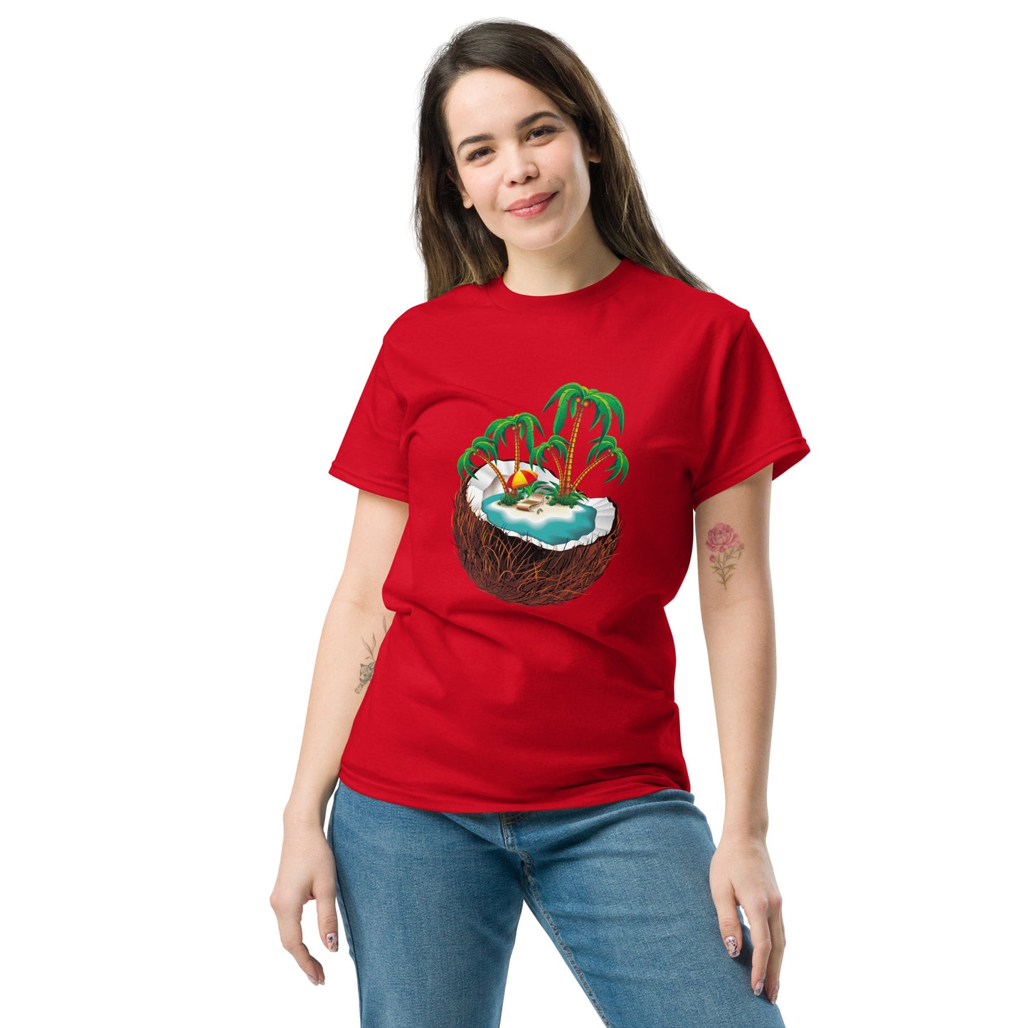 Unisex classic tee COCONUT ISLAND