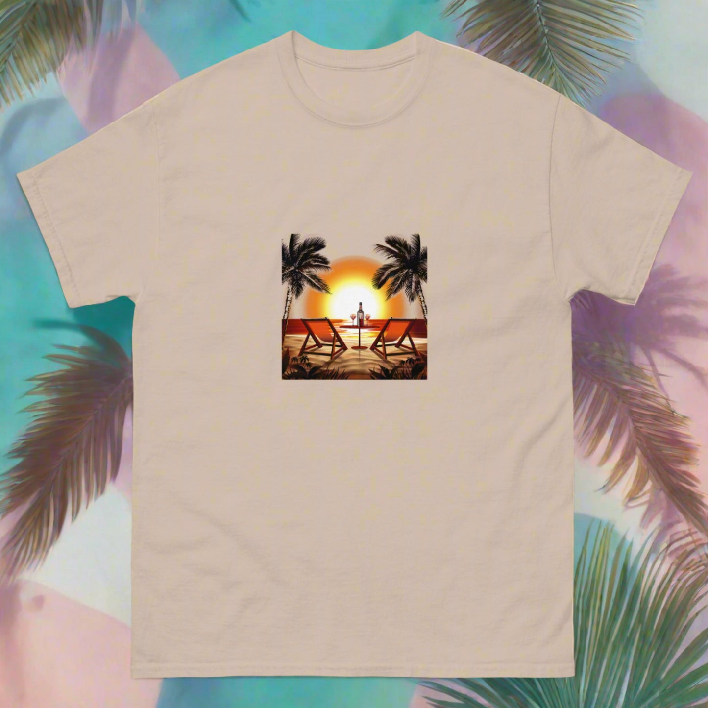 Unisex classic tee BEACH SUNSET