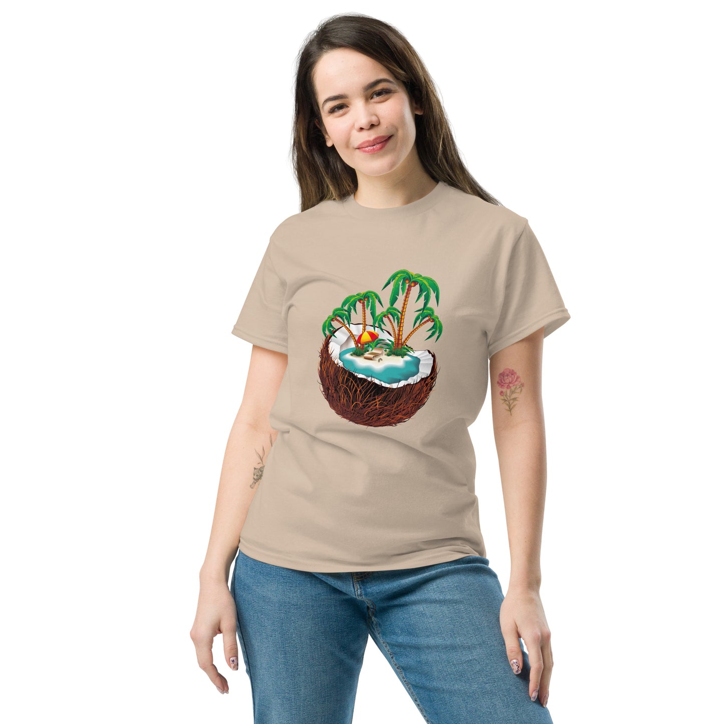 Unisex classic tee COCONUT ISLAND