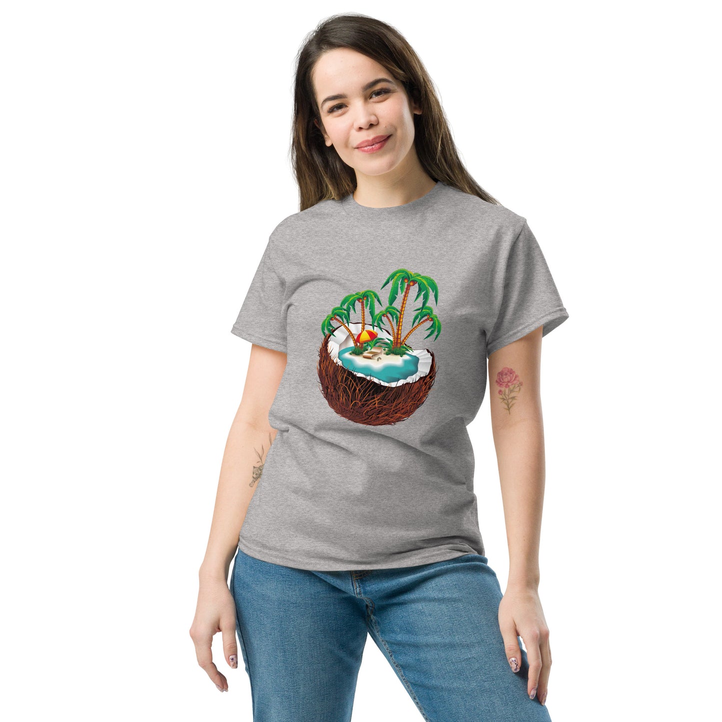 Unisex classic tee COCONUT ISLAND