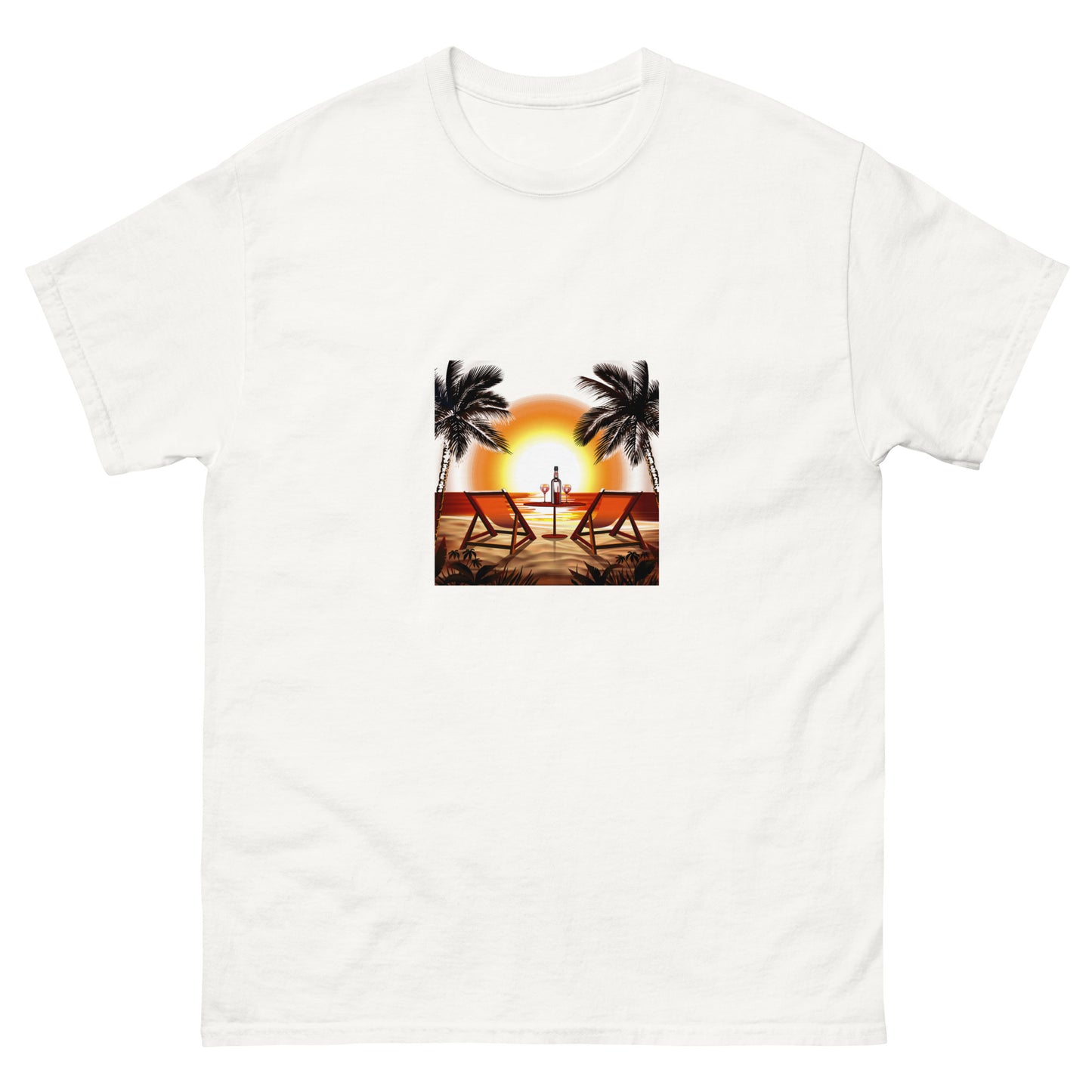 Unisex classic tee BEACH SUNSET