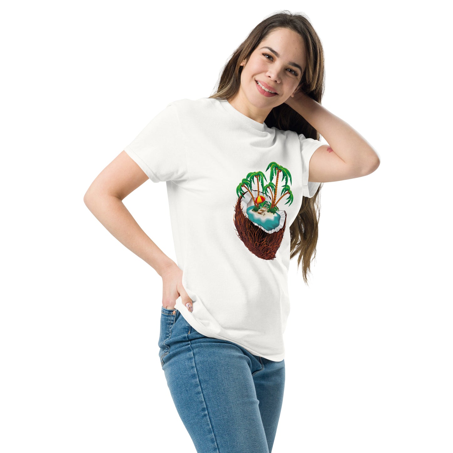 Unisex classic tee COCONUT ISLAND