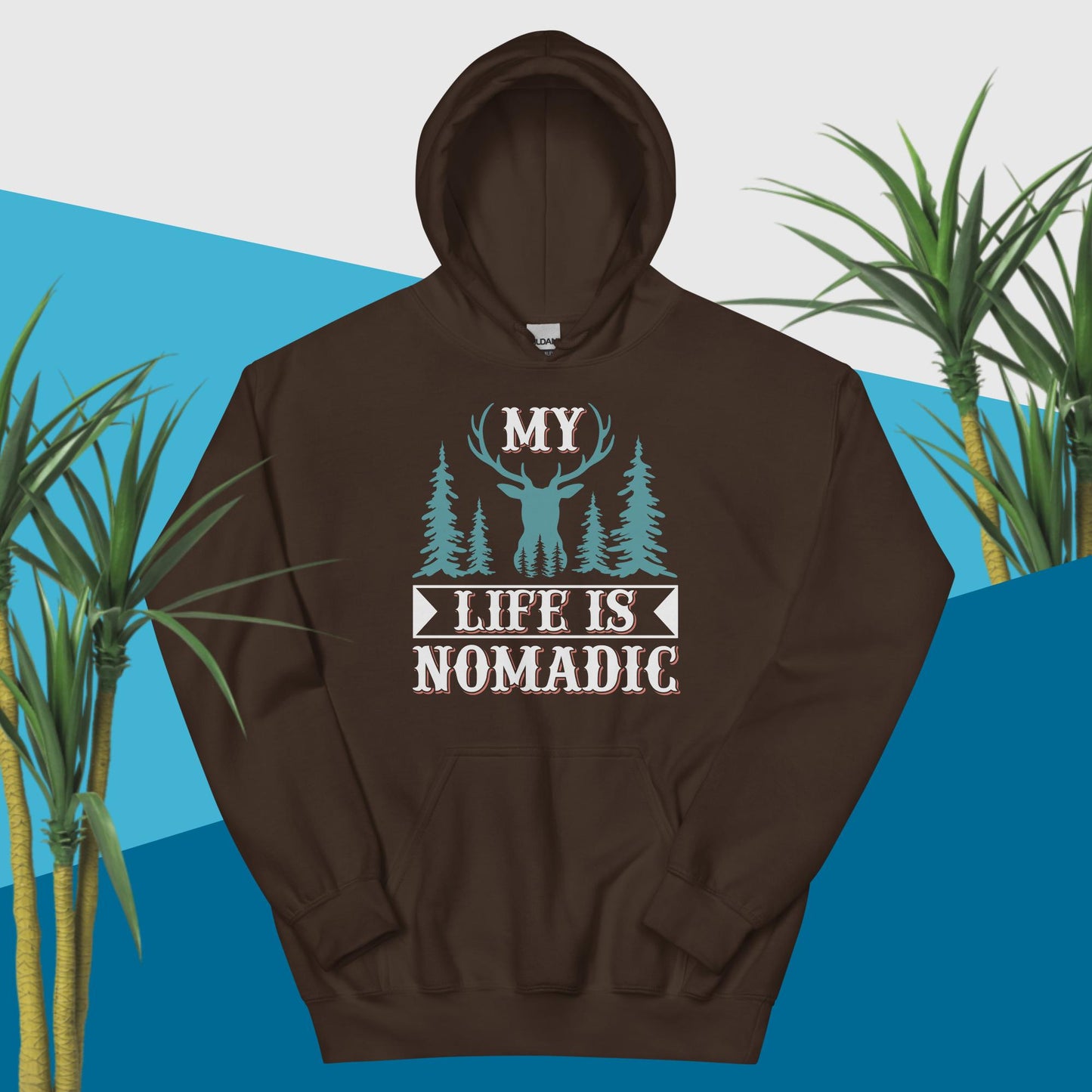 Унисекс суичър MY LIFE IS NOMADIC