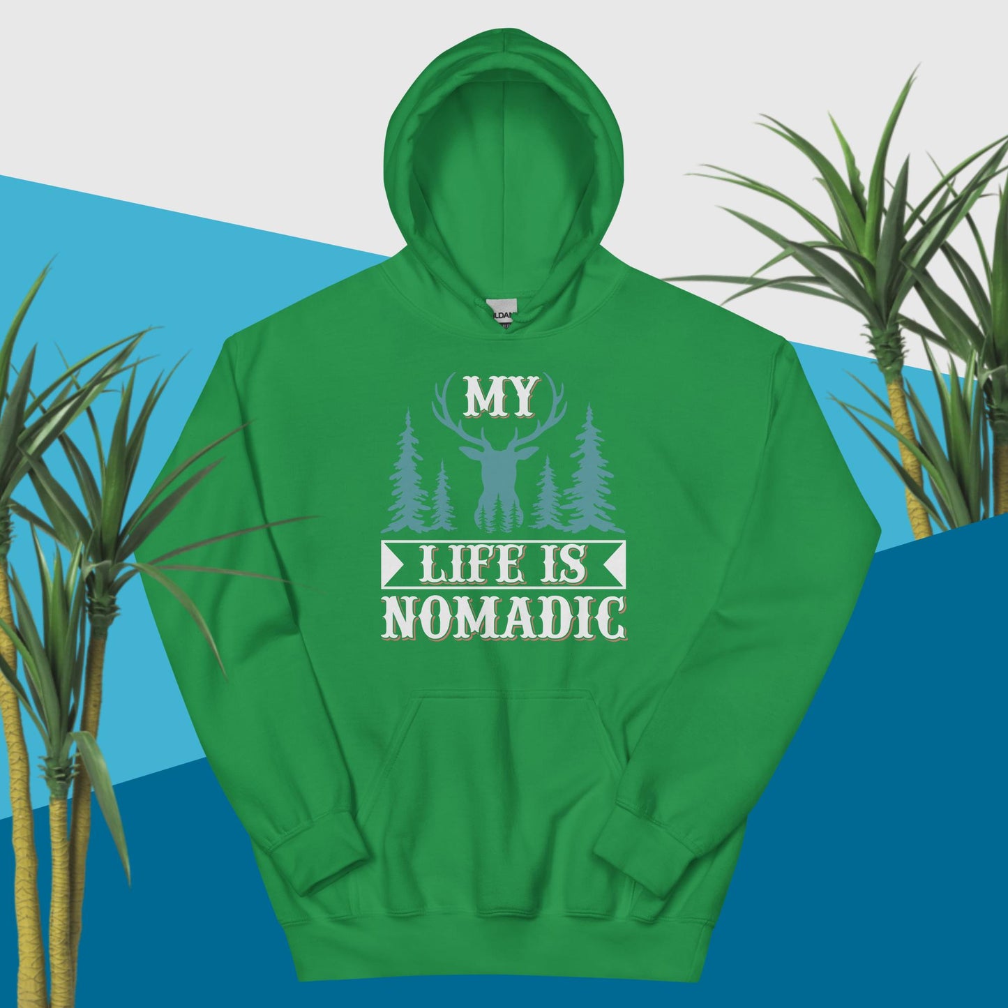 Унисекс суичър MY LIFE IS NOMADIC