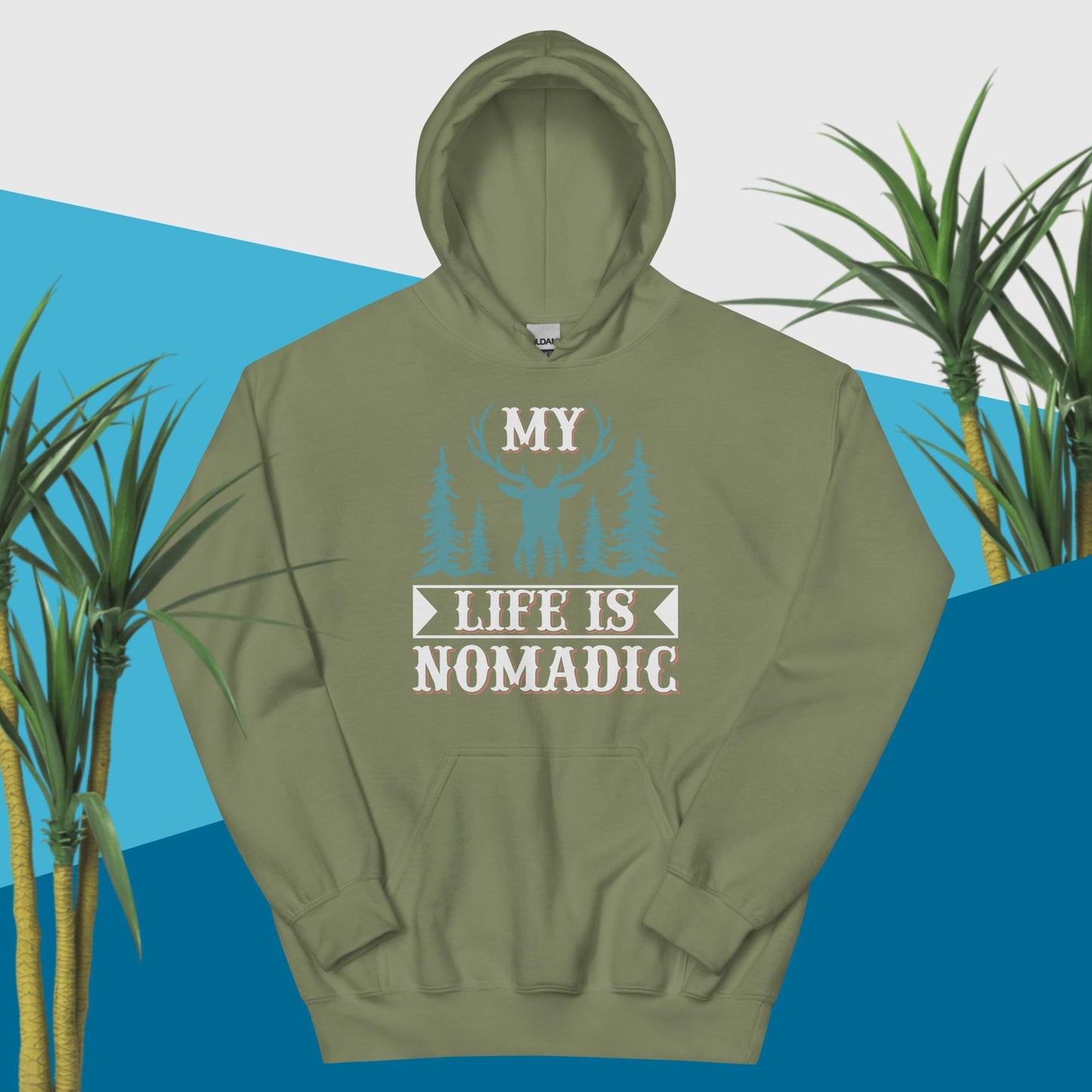 Унисекс суичър MY LIFE IS NOMADIC