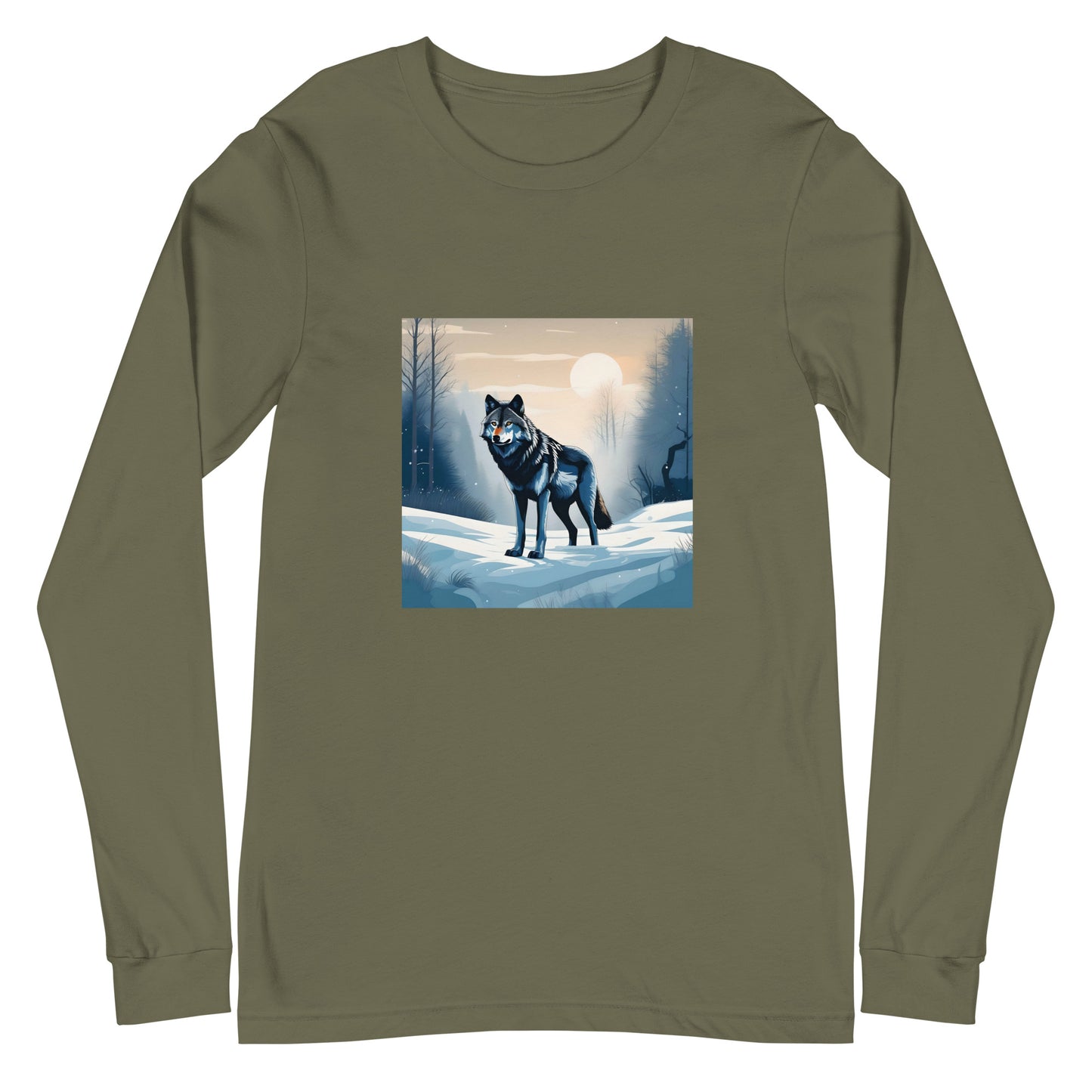 Unisex Long Sleeve Tee WINTER WOLF