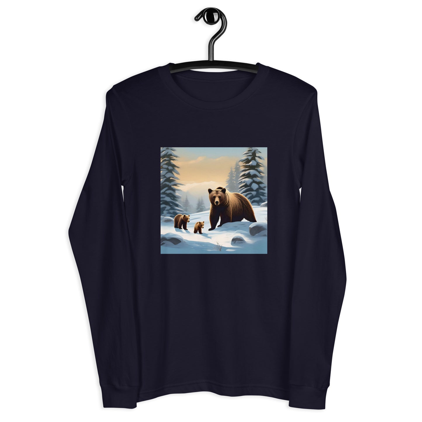 Unisex Long Sleeve Tee BEAR FAMILY