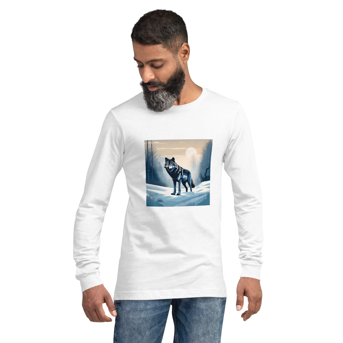 Unisex Long Sleeve Tee WINTER WOLF