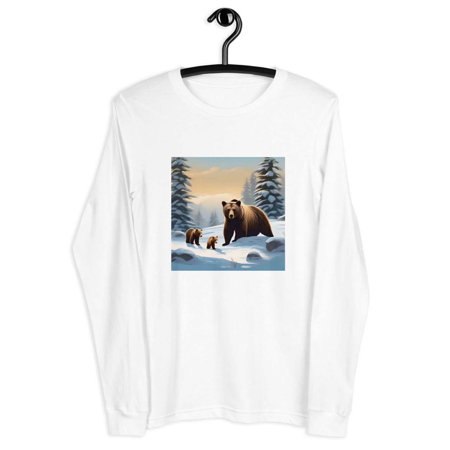 Unisex Long Sleeve Tee BEAR FAMILY